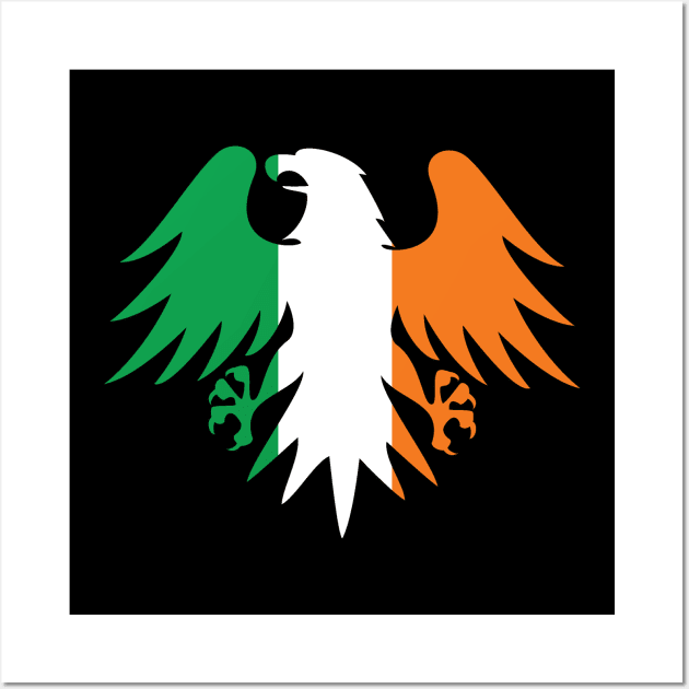 Irish Flag Eagle Wall Art by Shawnsonart